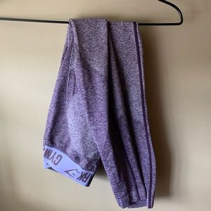 Gymshark Purple Flex Leggings - mid-rise size S